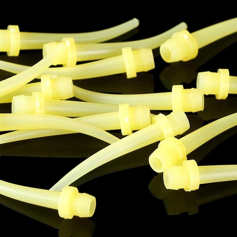 woobles Disposable Nozzles, 100pcs Dental Impression Oral Mixing Tips, Intraoral Bent Tip Oral Mixing Nozzle (Yellow) - Image 5